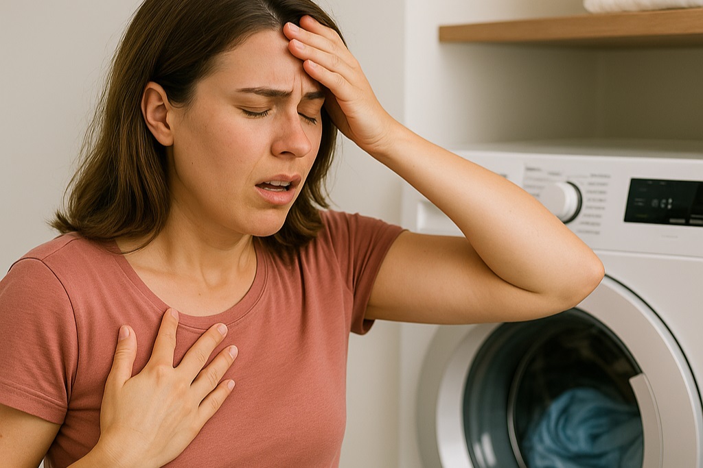 Dryer or laundry room feels unusually hot​