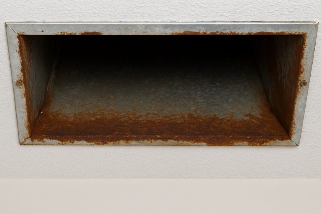 a rusted air duct requires air duct repair services