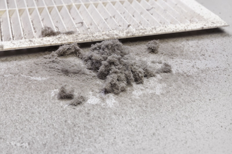 excess dust may reveal that you need air duct sealing services