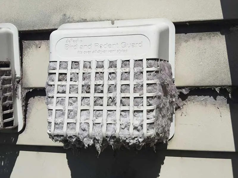 clogged dryer vent outage