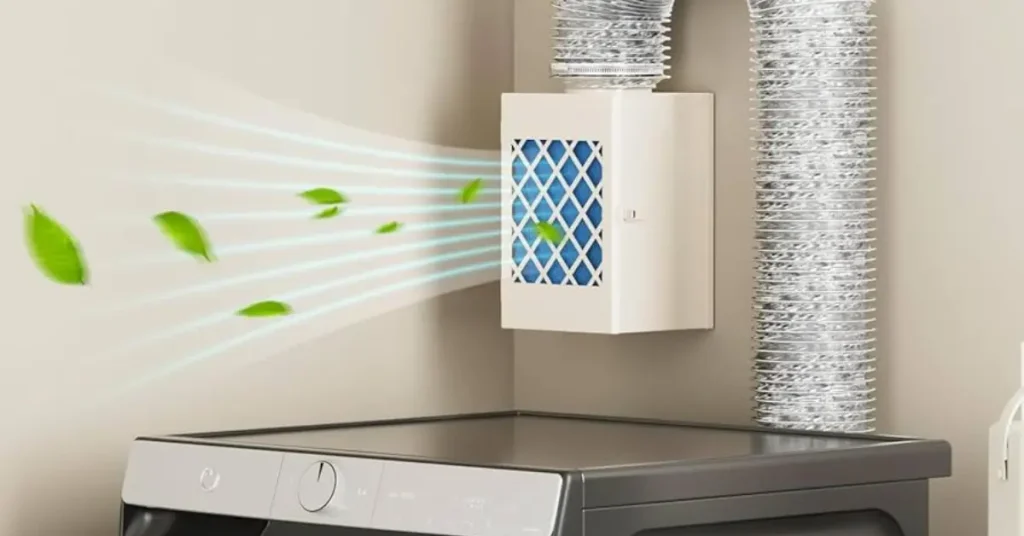 indoor dryer vent example